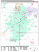 Cedar Rapids Digital Map Premium Style